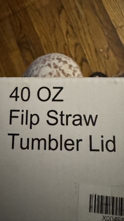 40 Ounce Tumblr Lids And Straws Two In  a Pack