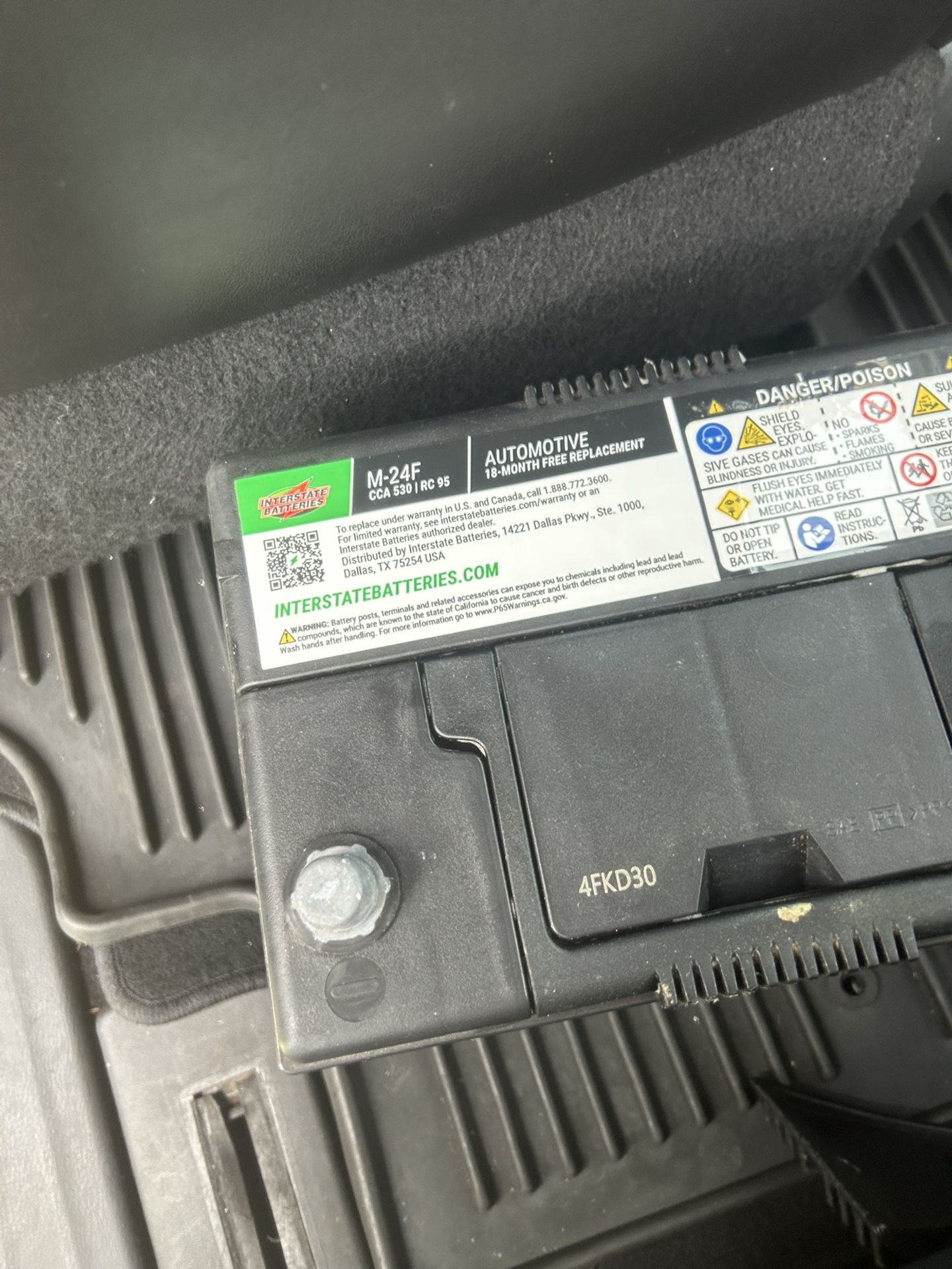 Interstate MT- 24 battery