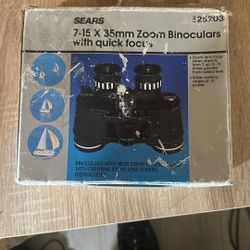 Sears 7-15 x 35mm Zoom Binoculars