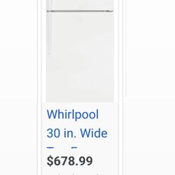 Whirlpool  Like New Fridge All 4 Appliances Working $375 Cash/Zelle Pick up Hollywood Ocean Easy Access ASAP Moving