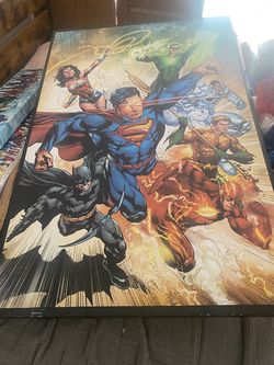 3ft DC Superheros WallDeco