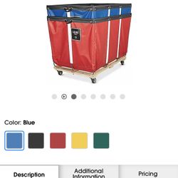 Uline 20 Bushel Basket Trucks X 4