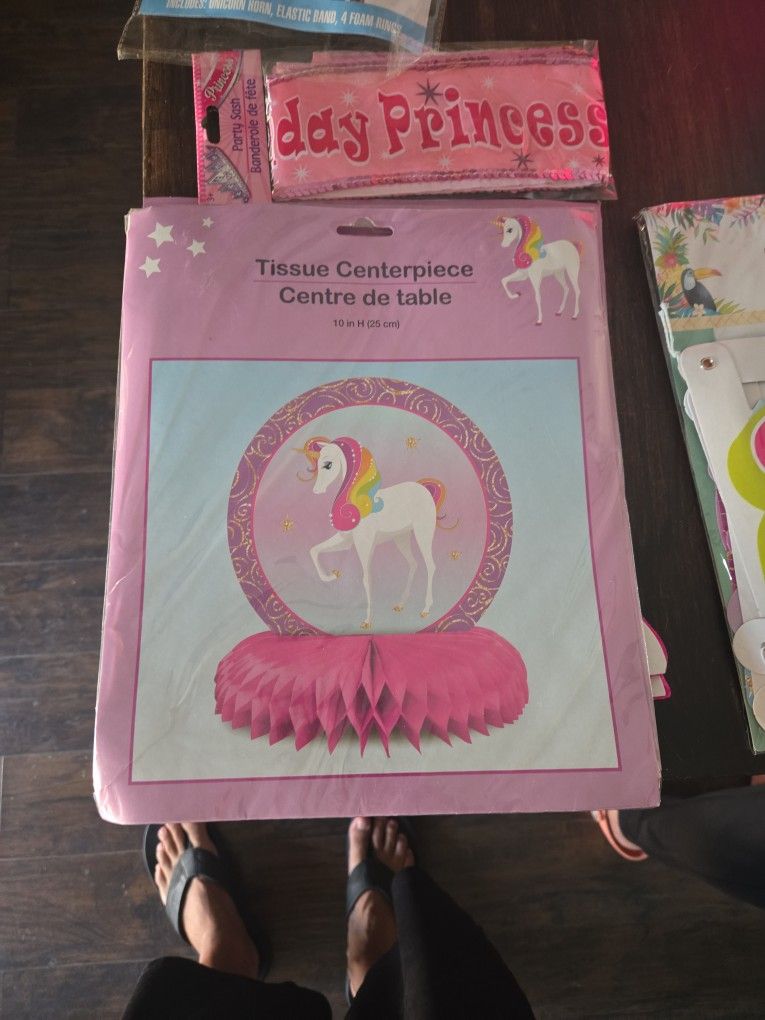 Girls Unicorn Party Decor
