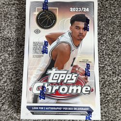 2023-24 Topps Chrome Basketball Hobby Box NEW/SEALED