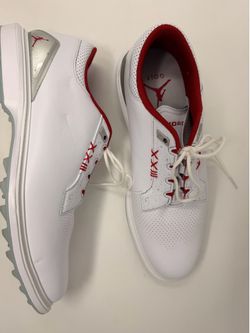 Jordan ADG 5 Golf Shoes White Fire Red FQ6642-101 Mens 12 NWOB