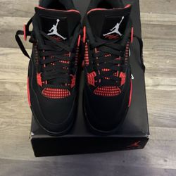 Jordan Red Thunder 4s Size 9