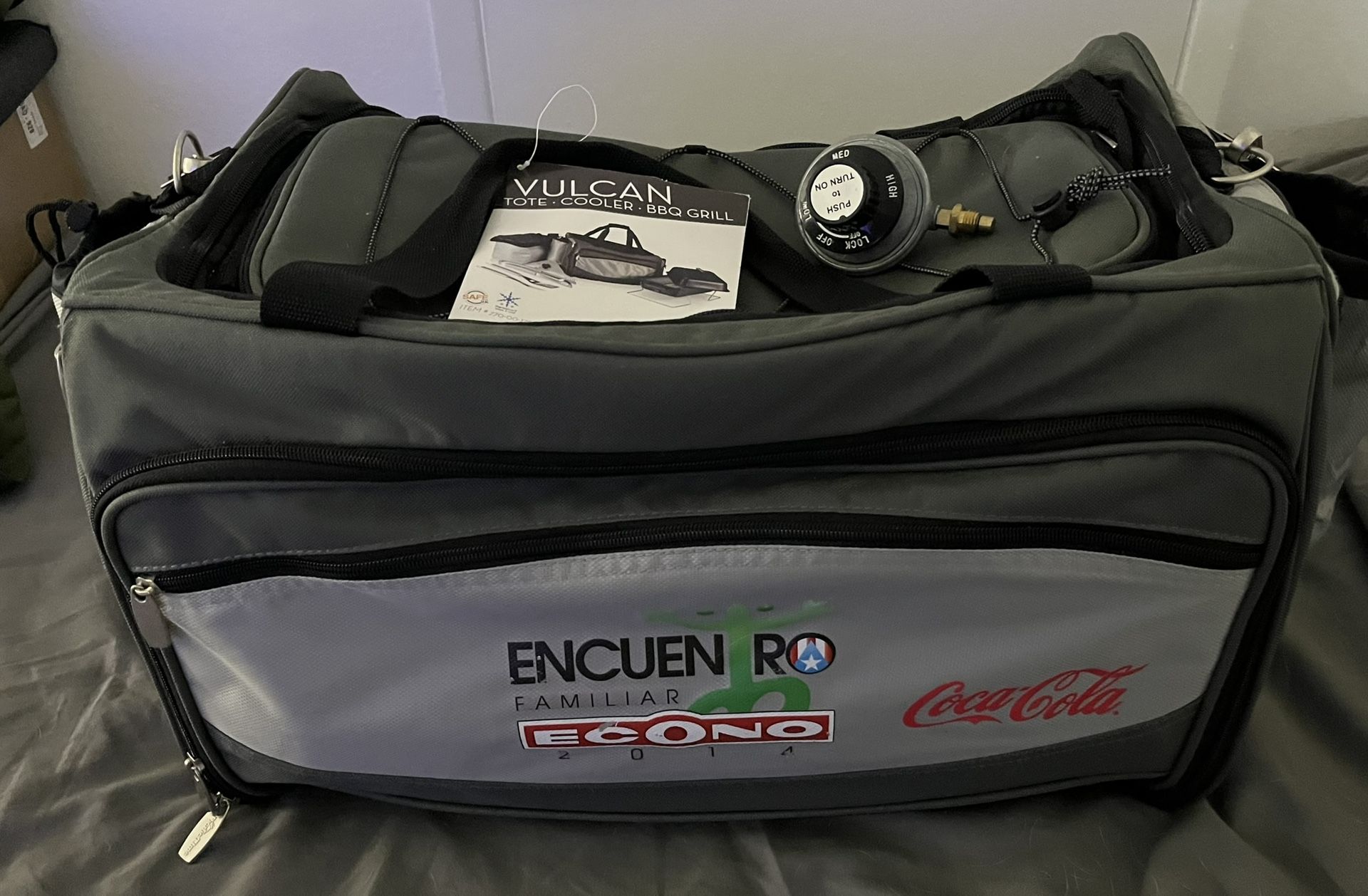 Brand NEW •• Vulcan Picnic Time Tote • Cooler • BBQ Grill