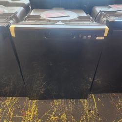 Ge 24 Inch Dishwasher Black GDF450PGRBB