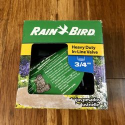 SPRINKLER IRRIGATION - Rain Bird 3/4 in. FTP In-Line Valve