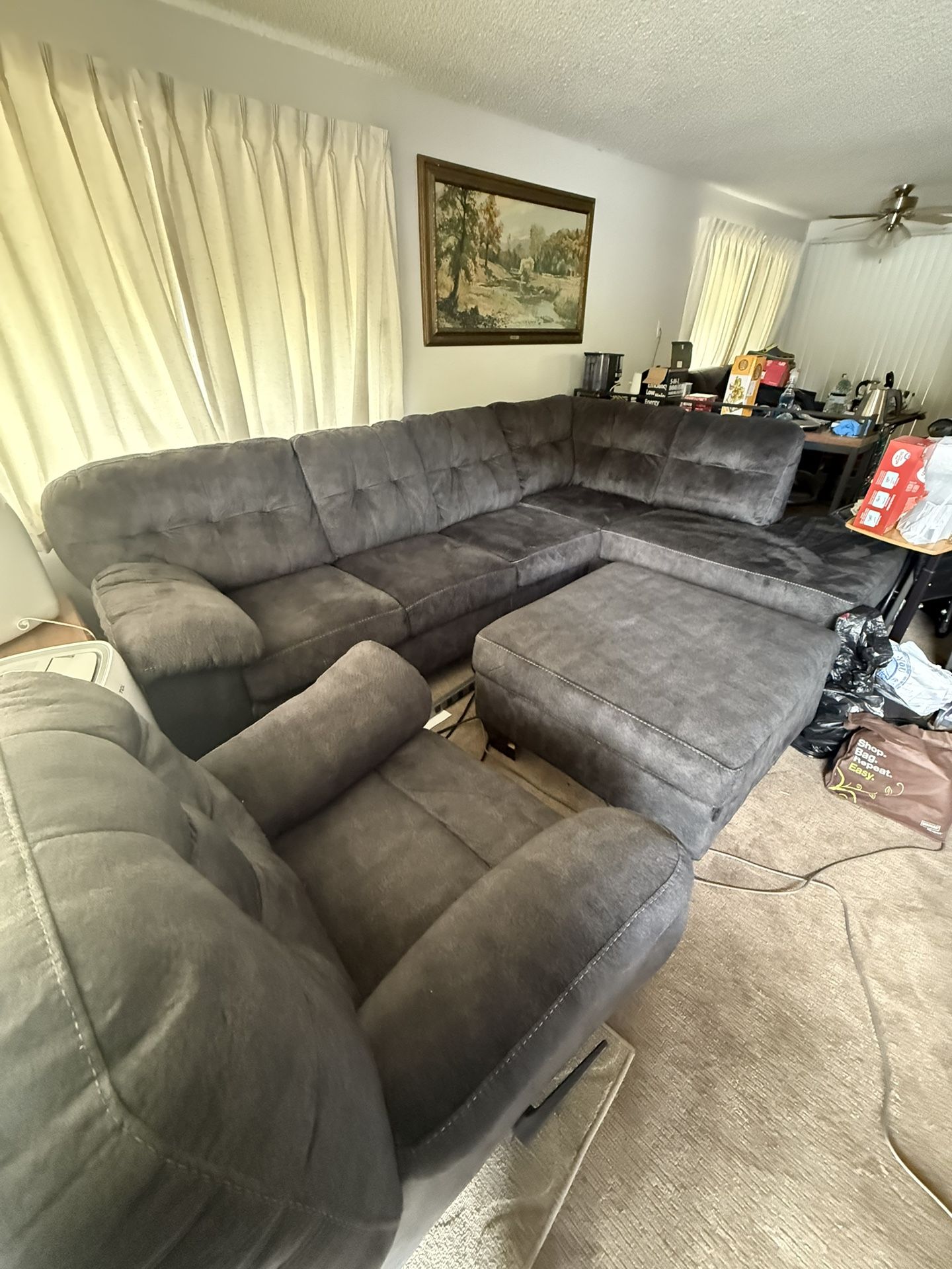 Sectional Couch With Ottoman And Couch Recliner