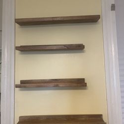 Oak Picture Floating Shelves 
