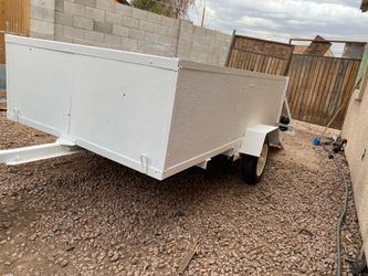 Trailer with ramp