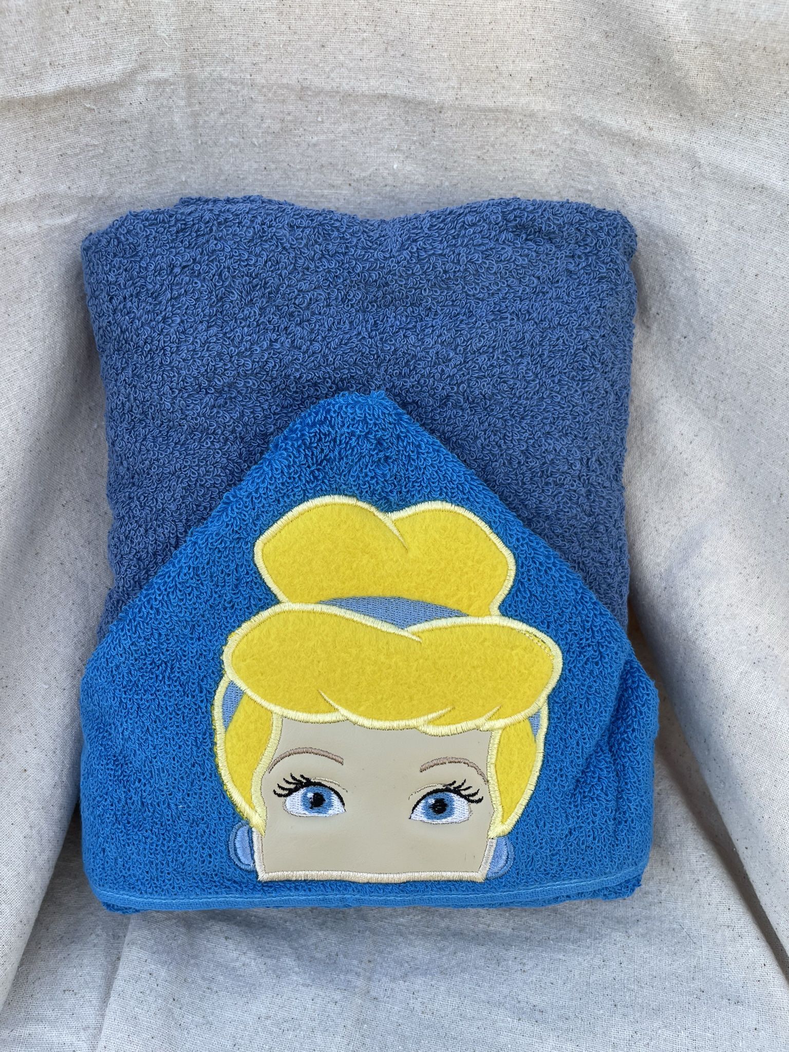 Cinderella Inspired Hooded Towel 