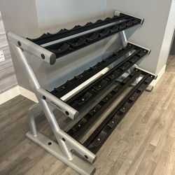 Barely Used Barbell Holder - Without Weights