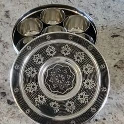 Metal Masala Daba Spice Box