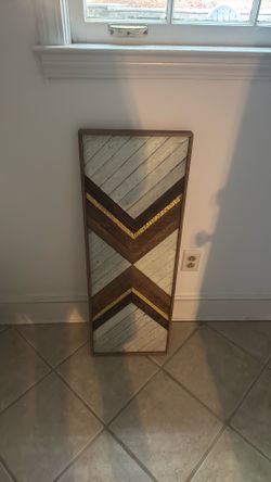 Handmade wooden art piece