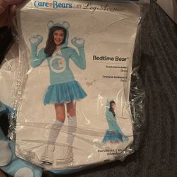 Vintage Care Bears Costume Bedtime Bear