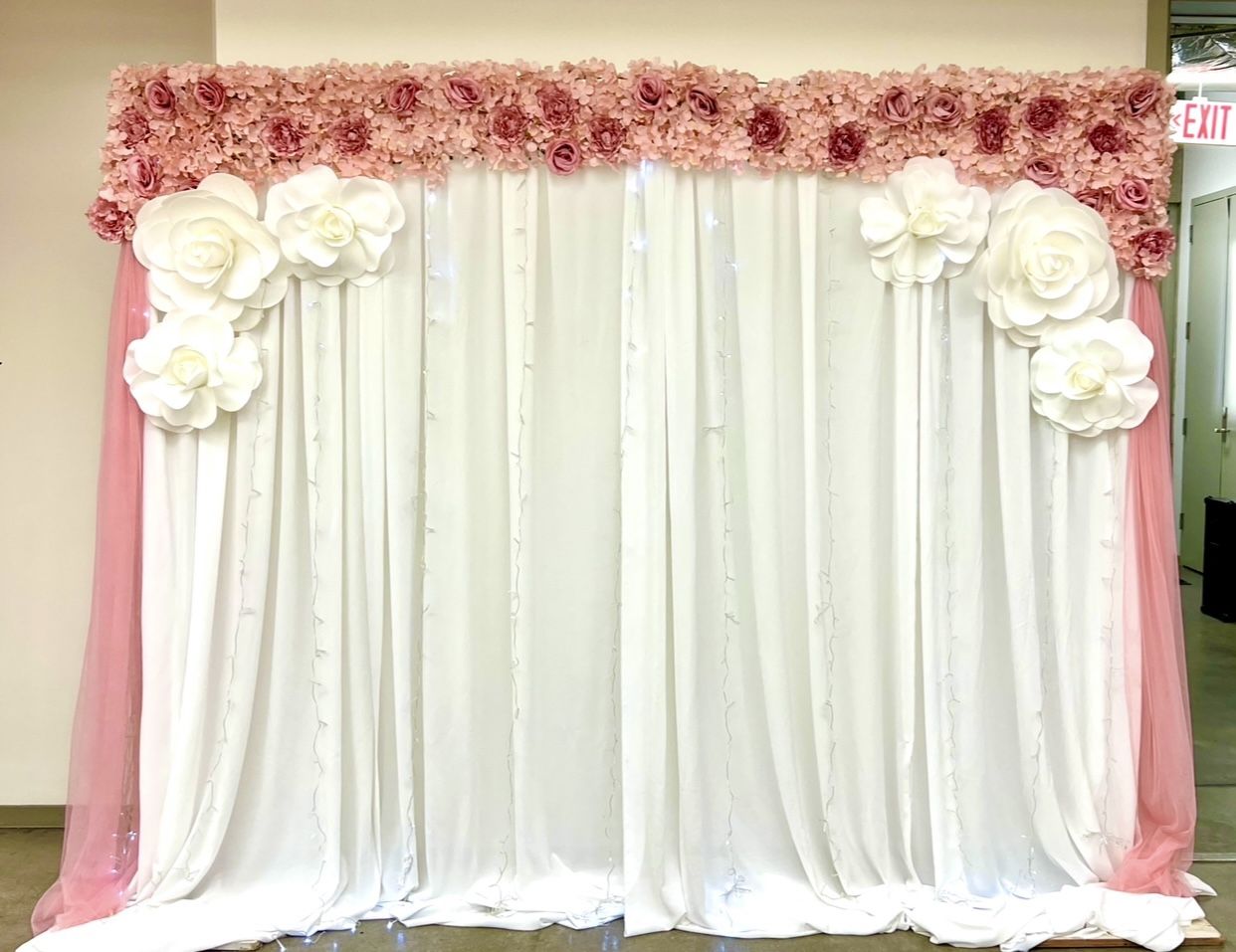 Flowers Wall Backdrop 