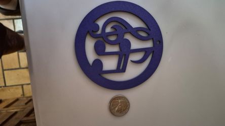 Wood music notes cut out.