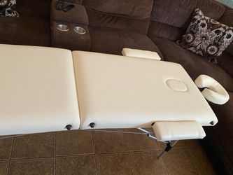 Lash/esthetician bed and accessories