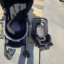 Evenflo car seat and stroller