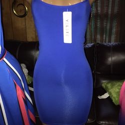 Blue Body con Dress