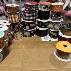 Fall Ribbon For Crafting 