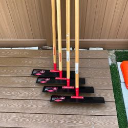 20-inch Concrete Rake Brand New Set Of Four (4)