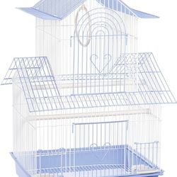Prevue Hendryx SP1720-2 Shanghai Parakeet Cage, Blue and White

