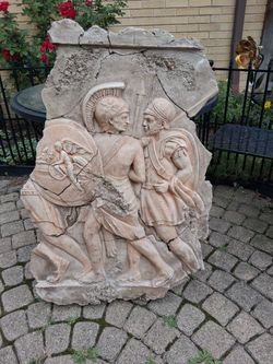 Greek Warrior Plaster Wall Art