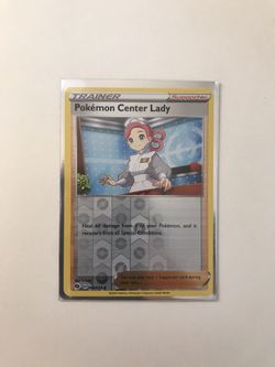 Pokemon Center Lady Reverse Holo 060/073