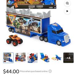 Monster Jam Transforming Hauler Playset 