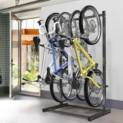 New free standing bike Stand 4 bikes