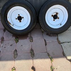 Great Tralier Tires See Info $50 Set