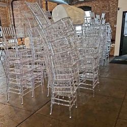 50 Chiavari Clear Chairs For Sale