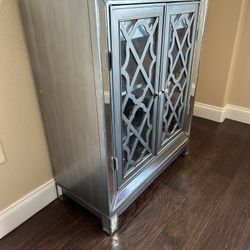 Reflection Wine Cabinet Glass + Mirror 