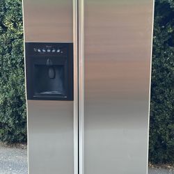 Stainless Amana Refrigerator 