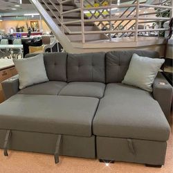 Syema Sleeper Sectional Sofa By FoA🚩Buy now pay later💳Financing Options