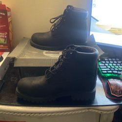 Black Timberland Boots Size 9.5 M