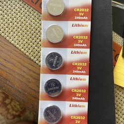 CR2032 Pack of five! New