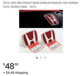 honda jdm emblem