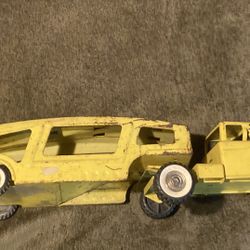 1950s Structo Pressed Steel Car Hauler