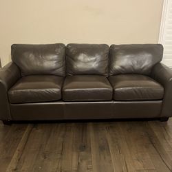 Arizona Leather Brown Couch