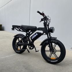 KOOMi M600 Retro moped e-bike 1000w 48v 20Ah hydraulic disc brakes top speed 31mph full suspension, electric bike 