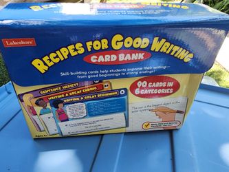 Lakeshore Recipes for Good Writing Card Bank