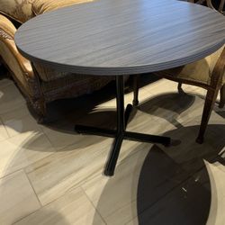 New Gray Round Table 36” 