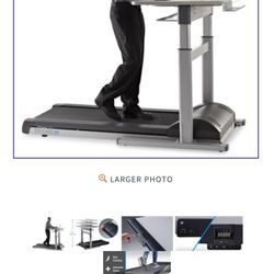 TREADMILL DESK WITH ELECTRIC HEIGHT ADJUSTMENT DESK