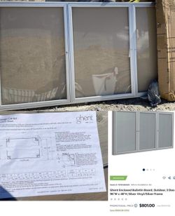 Ghent Enclosed Bulletin Board