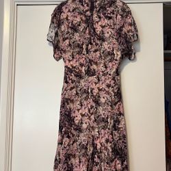 High Low floral Print Dress