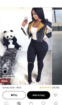 FashionNova Canopy Jeans Black